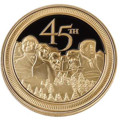 Trump Mount Rushmore Coin