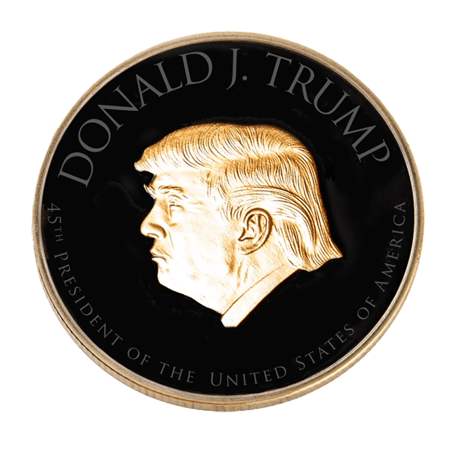 Trump Mount Rushmore Coin