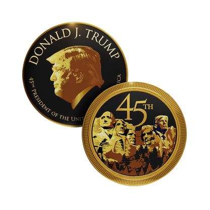 Trump Mount Rushmore Coin