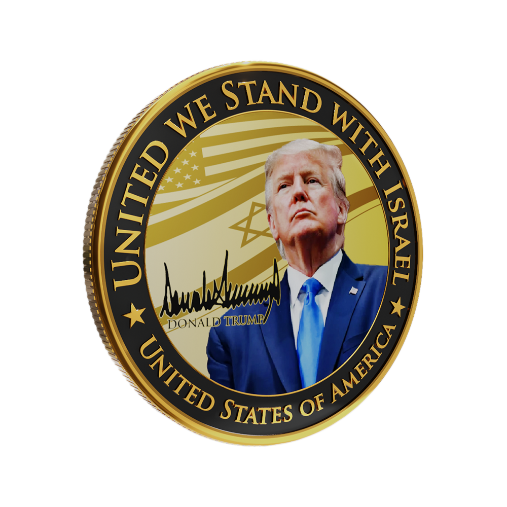 Trump “We Stand with Israel” Coin